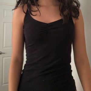 H&M black v-neck spaghetti strap tank top